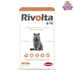 GENERICO - Antipulgas y Antiparasitario RIVOLTA 6% (2.6 a 7.5 kg)