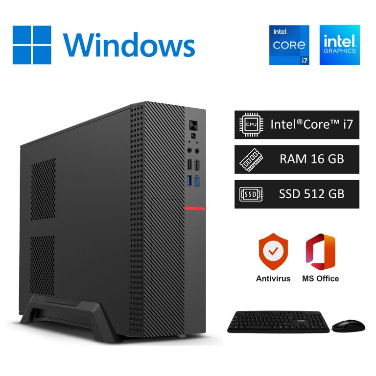 Computadora PC Core i7 3,80 GHz 16GB RAM 512GB SSD