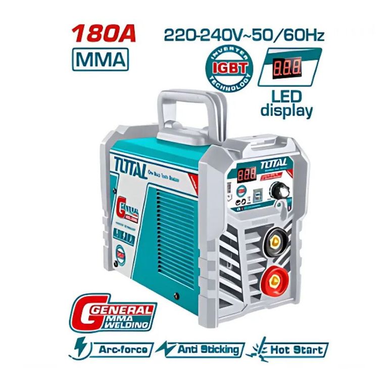 MAQUINA DE SOLDAR INVERTER MMA 15-180A LED E16-40MM - TW218028