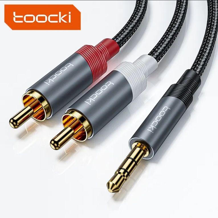 Cable De Audio RCA - 3.5mm Hifi - 5 Metros Marca Toocki