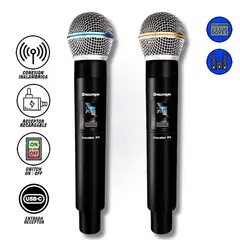 MAXTRON - MICROFONO VOCLALIST DUAL RX - MX 7238