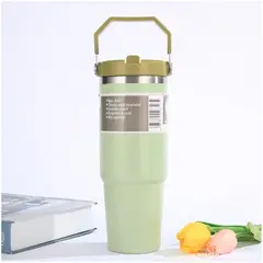 INSPIRA MARKET - Vaso termo grande con asa 890ml