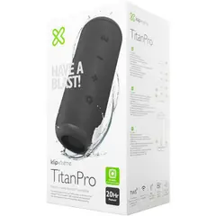 KLIPXTREME - - PARLANTE BLUETOOTH PORTATIL - TITAN PRO NEGRO