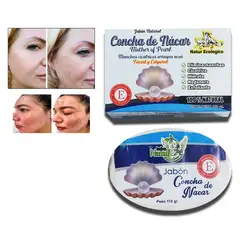 GENERICO - Jabón natural de nacar aclarante y blanqueador con Aloe vera