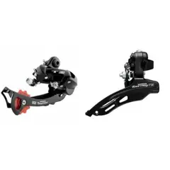 SHIMANO - DESCARRILADOR TZ 7V + DESVIADOR TOURNEY BICI