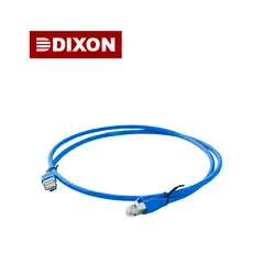 DIXON - Cable Patch Cord 1 Metro UTP Cat.5e 24 AWG COBRE LSZH RoHS Azul
