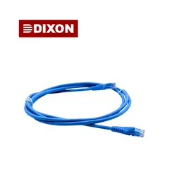 DIXON - Cable Patch Cord 2Metros UTP Cat.5e 24 AWG COBRE LSZH RoHS Azul