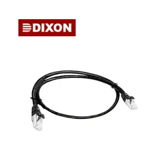 DIXON - Cable Patch Cord 1 Metro UTP Cat.5e 24 AWG COBRE LSZH RoHS Negro