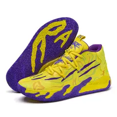 DANWEILE - Basketball Shoes Breathable Confortable Men Zapatos De Mujer- Amarillo