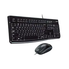 LOGITECH - Kit Teclado Y Mouse Mk120 Alambrico Usb