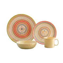 CORONA - Juego de vajillas 16 piezas Solei Hogar