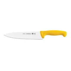 TRAMONTINA - CUCHILLO CARNICERO 10 PULGADAS MANGO AMARILLO