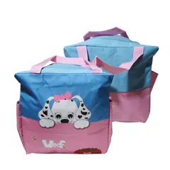 GENERICO - Lonchera Bolso Para alimentos con diseño animales - ROSADO