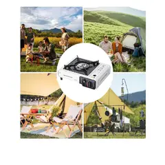 GENERICO - Cocinilla A Gas Con Regulador Para Camping Con Maleta