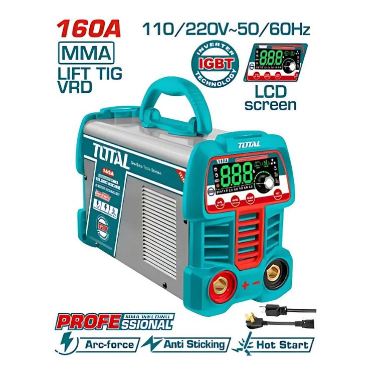 Soldadora Inverter Mma 15-160a Lcd E16-40 - TW216069