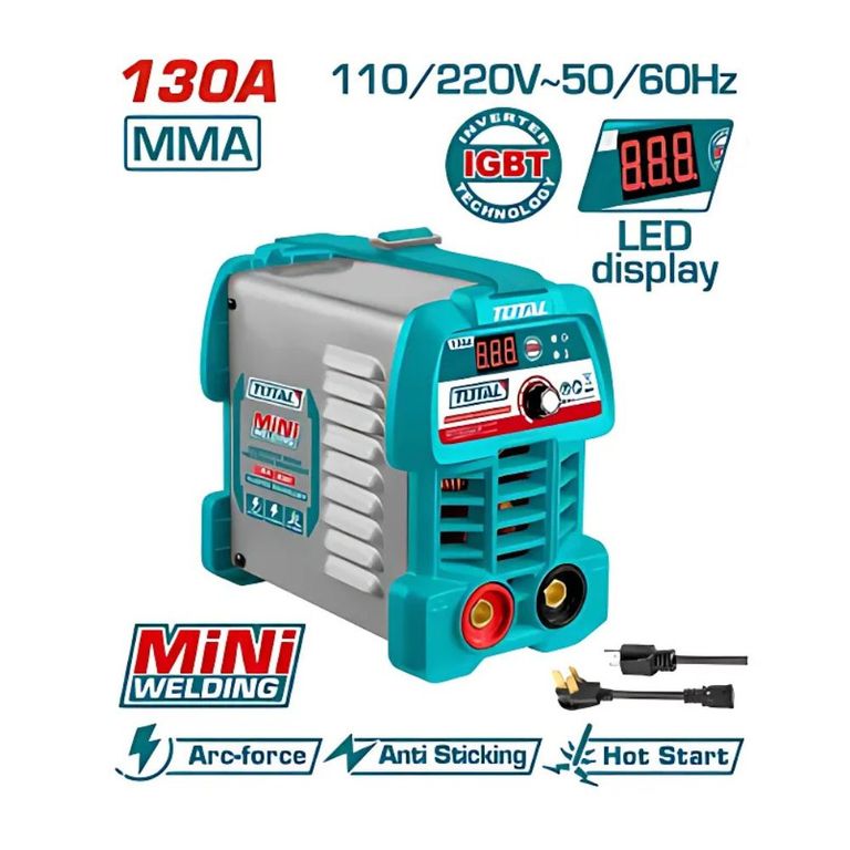 MAQUINA DE SOLDAR INVERTER MMA 15-130A LCD E16-32 - TW213049
