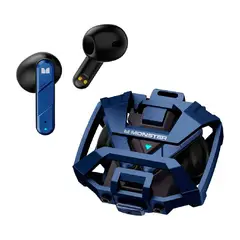 MONSTER - Audífonos Bluetooth Gamer XKT09 Azul Metal