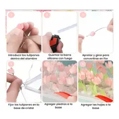 GENERICO - Mega Oferta 3 Lámpara De Tulipanes Infinitos Cubo Decorativo