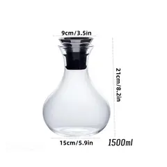 GENERICO - Jarra danesa 1500 ml en vidrio borosilicato
