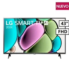 LG - Televisor 43 Led FULL HD Smart TV Thinq AI 43LR6000PSA