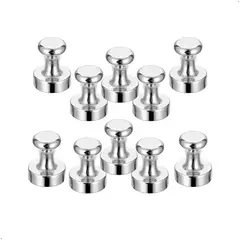 GENERICO - Imán De Neodimio Base Magnetics Redondo pack 10 unids