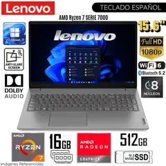 LENOVO - Laptop V15 G4 ABP AMD Ryzen 7-7730U RAM 16GB SSD 512GB 15.6" FHD - 82YY002YLM