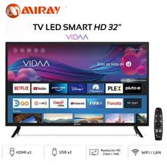 MIRAY - Televisor Smart 32 Pulgadas LED HD Bluetooth MS32-E204