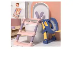 GENERICO - Asiento de inodoro con escalera para niños con Orejas