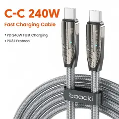 OEM - Cable tipo C - 2 metros 240W Alta Resistencia - Marca Toocki