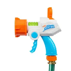 NERF - Pistola Super Soaker Quadblast Blaster Alimentada por manguera