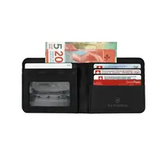 VICTORINOX - Billetera Bi-Fold Travel Essential 653363 - Negra