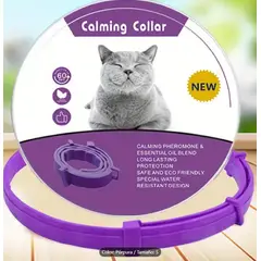 GENERICO - Collar Calmante Ajustable para Gatos Antiestrés En Lata