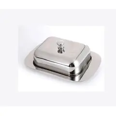 GENERICO - Mantequillera de acero inoxidable 180 g