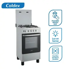 COLDEX - Cocina a Gas Basic 20" 4 Hornillas CX505 Plus