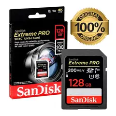 SANDISK - Tarjeta de memoria Extreme PRO SDXC UHS-I de 128 GB