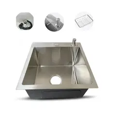 FRATELLI - LAVADERO DE COCINA ACERO INOXIDABLE SATINADO PRM-4545S