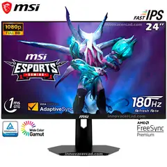 MSI - Monitor G244F E2 24 Fast IPS Full HD 180HZ 1MS FreeSync Premium