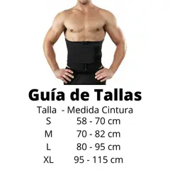 PRO - Faja Reductora Moldeadoras Abdomen Deportivas Hombre