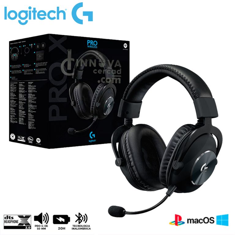 Auricular G Pro X Gaming Inalambrico Con Microfono Negro
