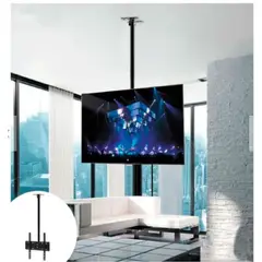 GENERICO - Rack 26 a 60 pulgadas De Techo para tv Colgante o Pared Negro