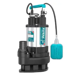 TOTAL TOOLS - BOMBA SUMERGIBLE AGUA PARA AGUA RESIDUAL Y DRENAJE 1HP 750W TOTAL