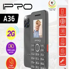 IPRO - CELULAR BASICO A36 2G PANTALLA 1.8"