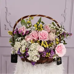 VI REGALANDO AMOR - Canasta de Jardin - Canasta de Flores