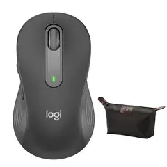 LOGITECH - Mouse Gamer Inalambrico M650 Vertical - Negro y Estuche