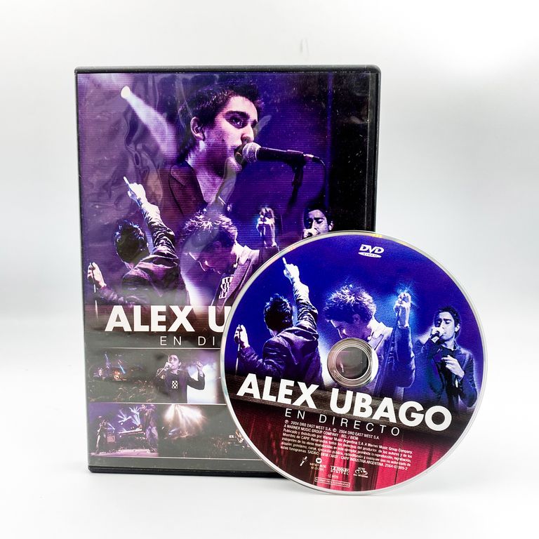 Dvd original Alex Ubago En Directo