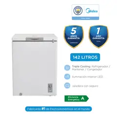 MIDEA - Congeladora Horizontal 142Lts