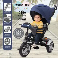 EBABY - Triciclo Guiador 3 en 1 «ZOE» Blue