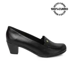 VIALE - Zapato Mocasín Casual DK-2511 Negro Cuero