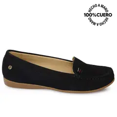 VIALE - Zapato Mocasín Casual FAV-2501 Azul Cuero