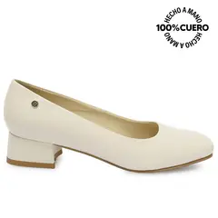Viale - Zapato Reina Vestir ROSY-2502 Vainilla Cuero